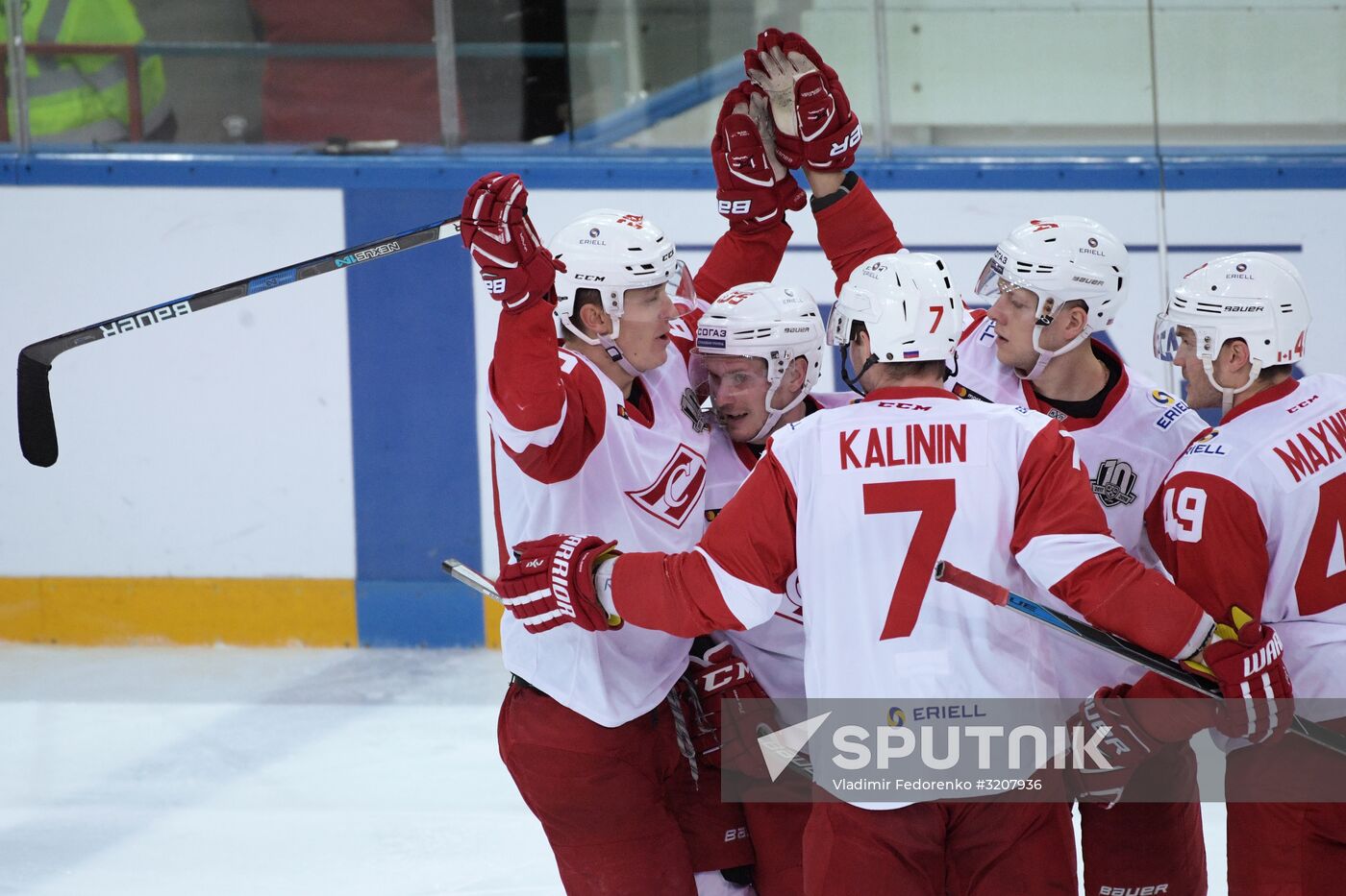 Ice hockey. KHL. CSKA vs. Spartak