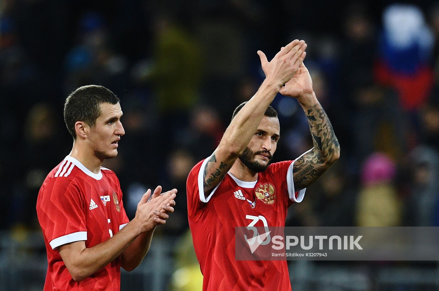 Football friendly Russia vs. South Korea
