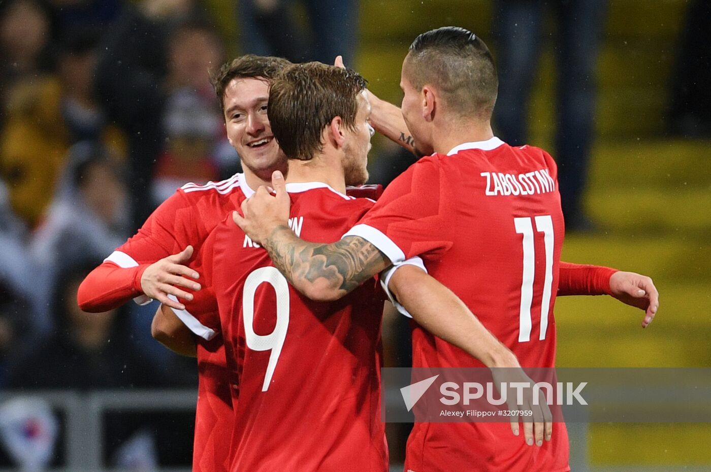 Football friendly Russia vs. South Korea