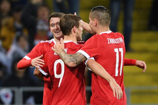 Football friendly Russia vs. South Korea