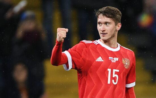 Football friendly Russia vs. South Korea