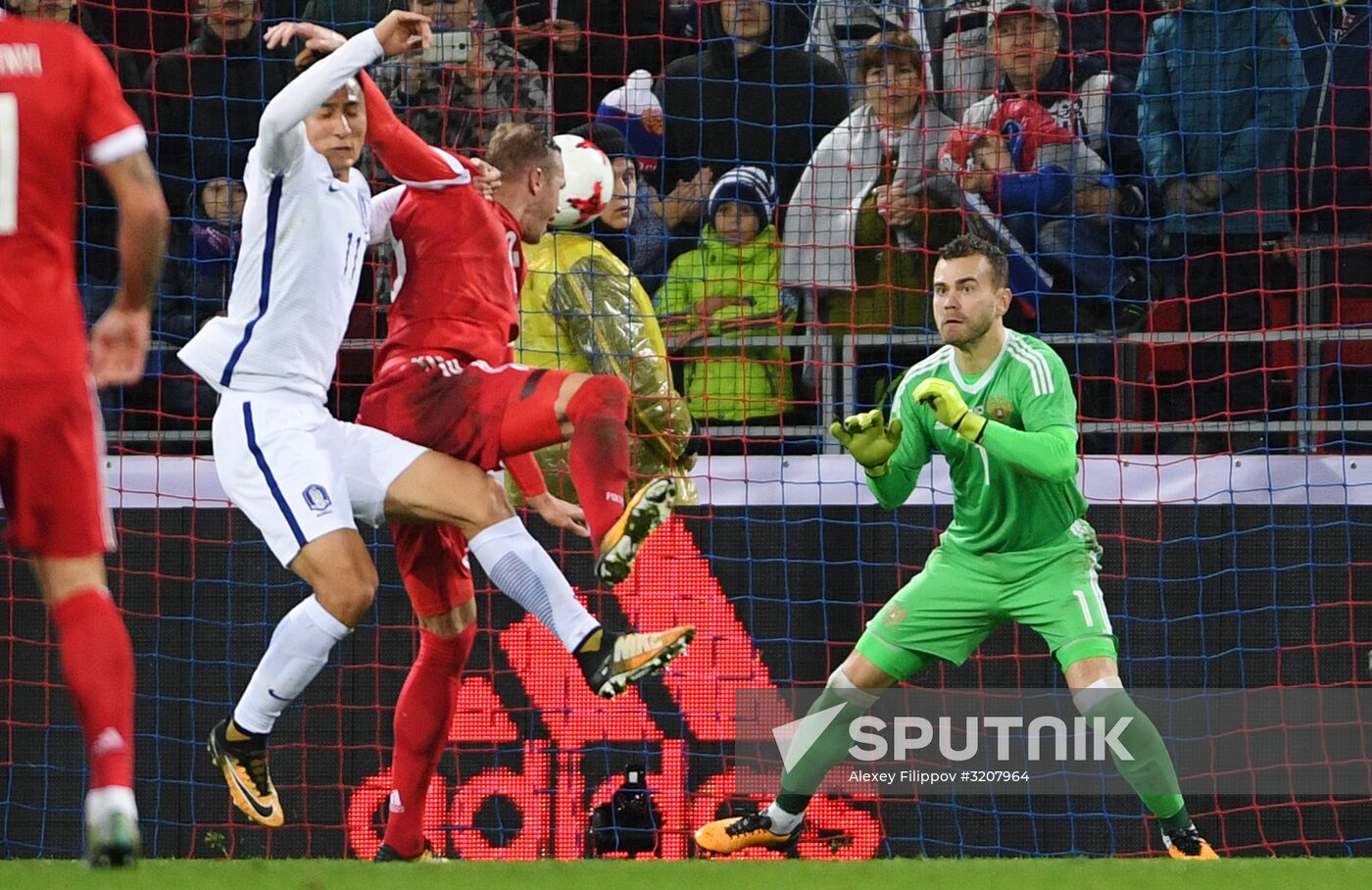 Football friendly Russia vs. South Korea