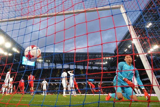 Football friendly Russia vs. South Korea