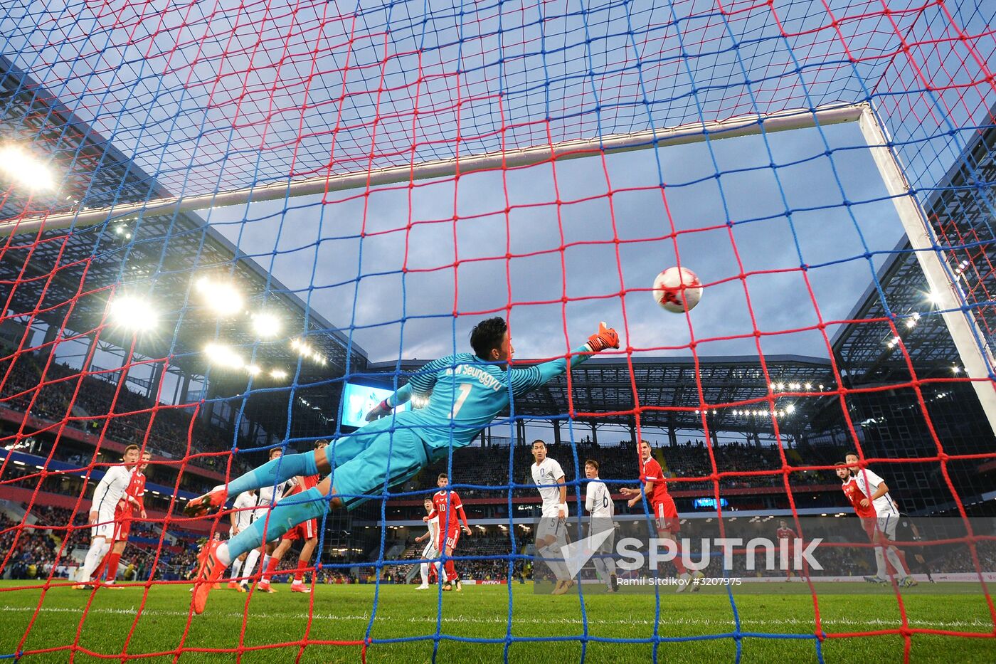 Football friendly Russia vs. South Korea