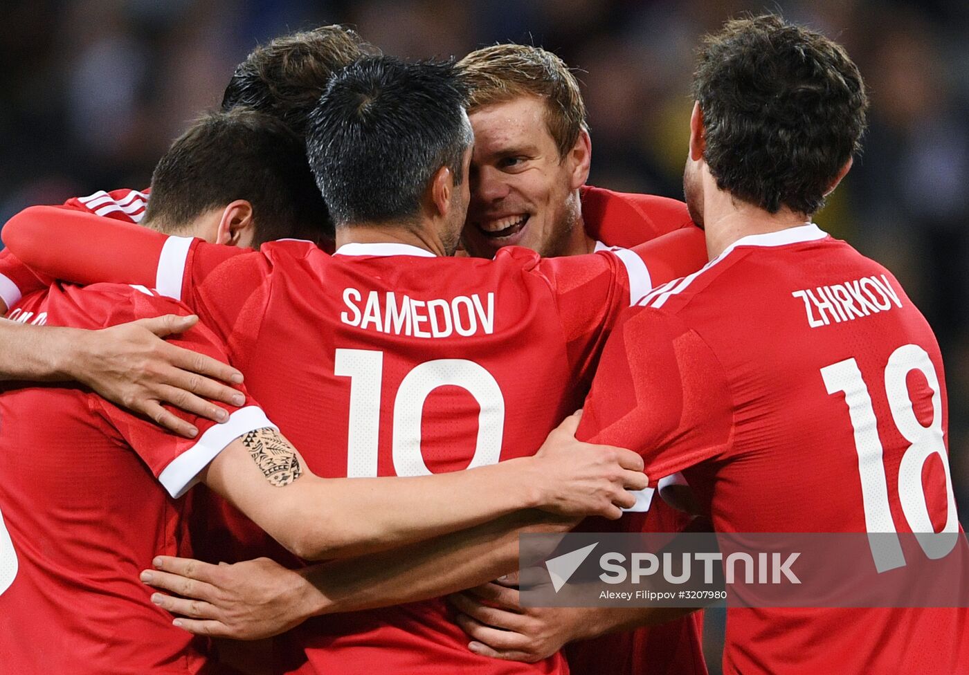 Football friendly Russia vs. South Korea
