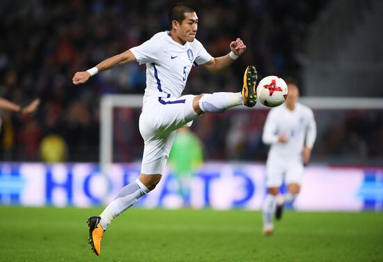 Football friendly Russia vs. South Korea