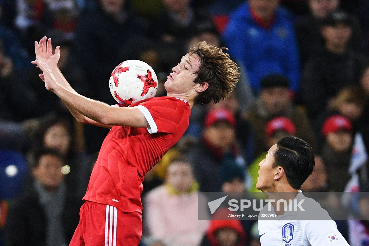 Football friendly Russia vs. South Korea