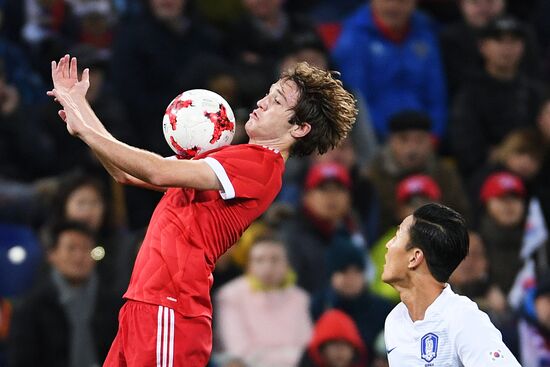 Football friendly Russia vs. South Korea