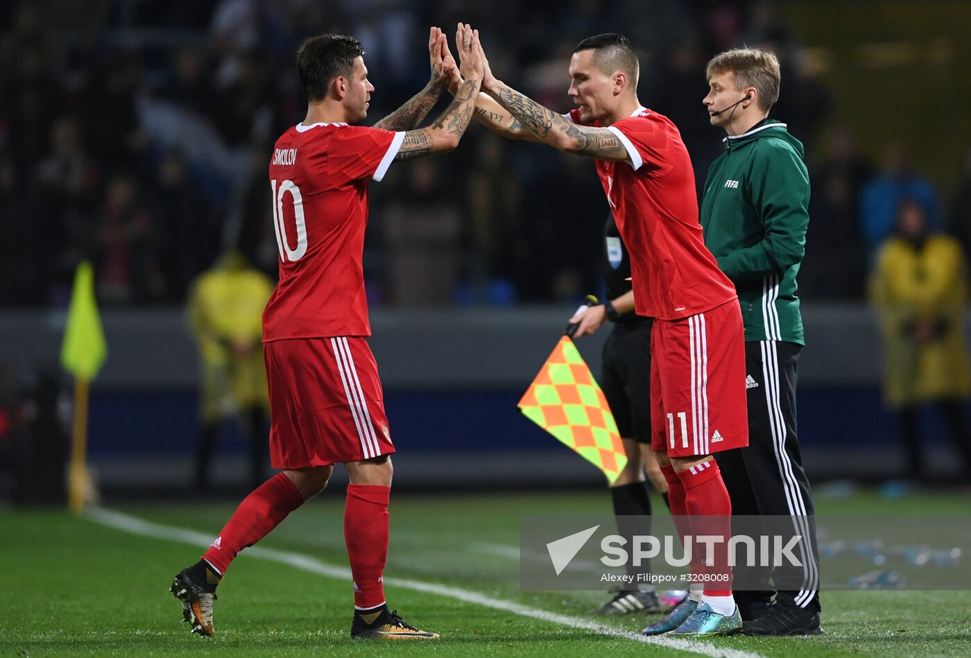 Football friendly Russia vs. South Korea