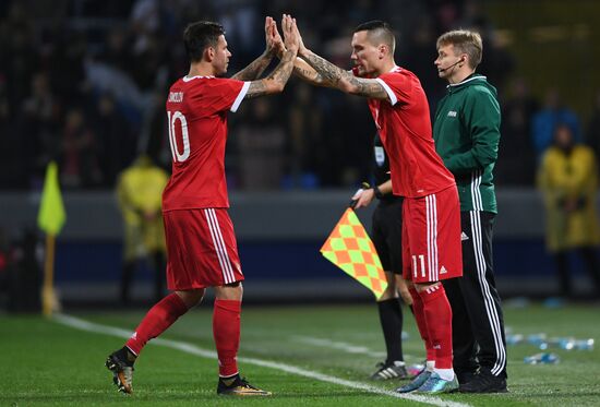 Football friendly Russia vs. South Korea
