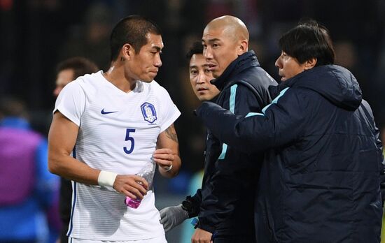 Football friendly Russia vs. South Korea
