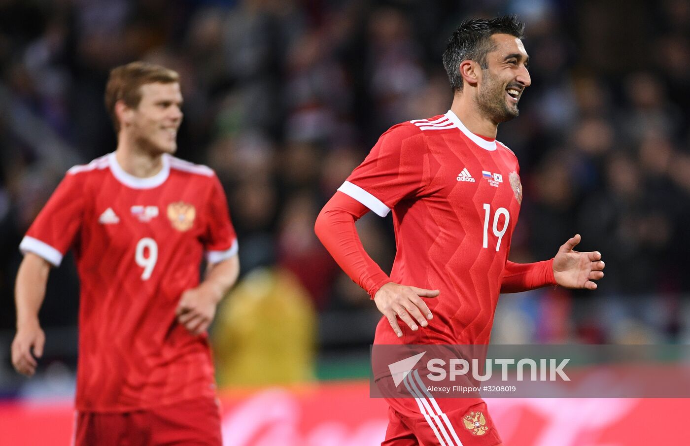 Football friendly Russia vs. South Korea