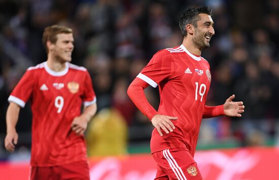 Football friendly Russia vs. South Korea