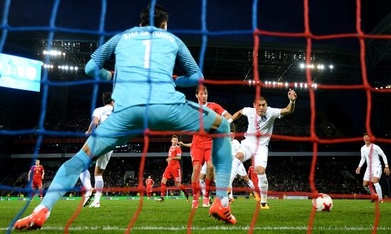 Football friendly Russia vs. South Korea