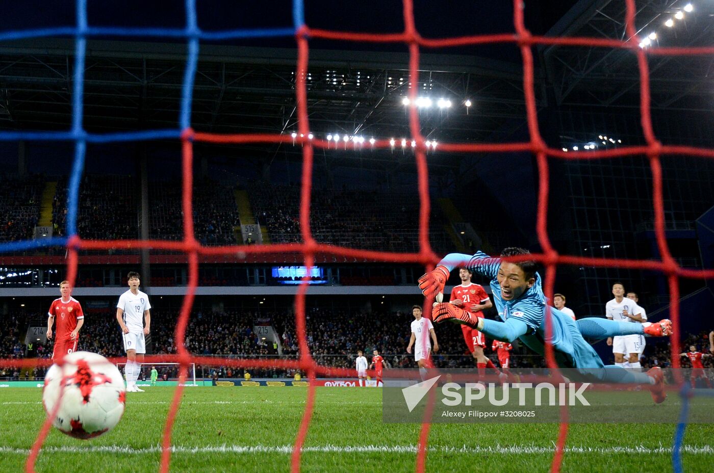 Football friendly Russia vs. South Korea