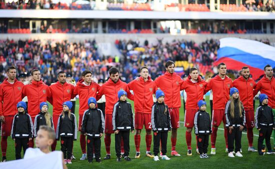 Football friendly Russia vs. South Korea
