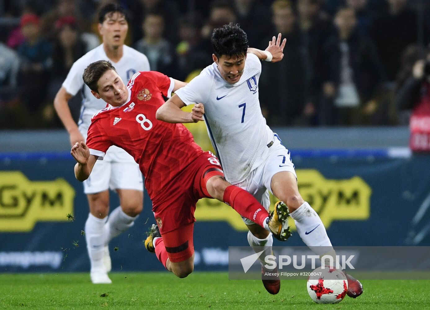 Football friendly Russia vs. South Korea