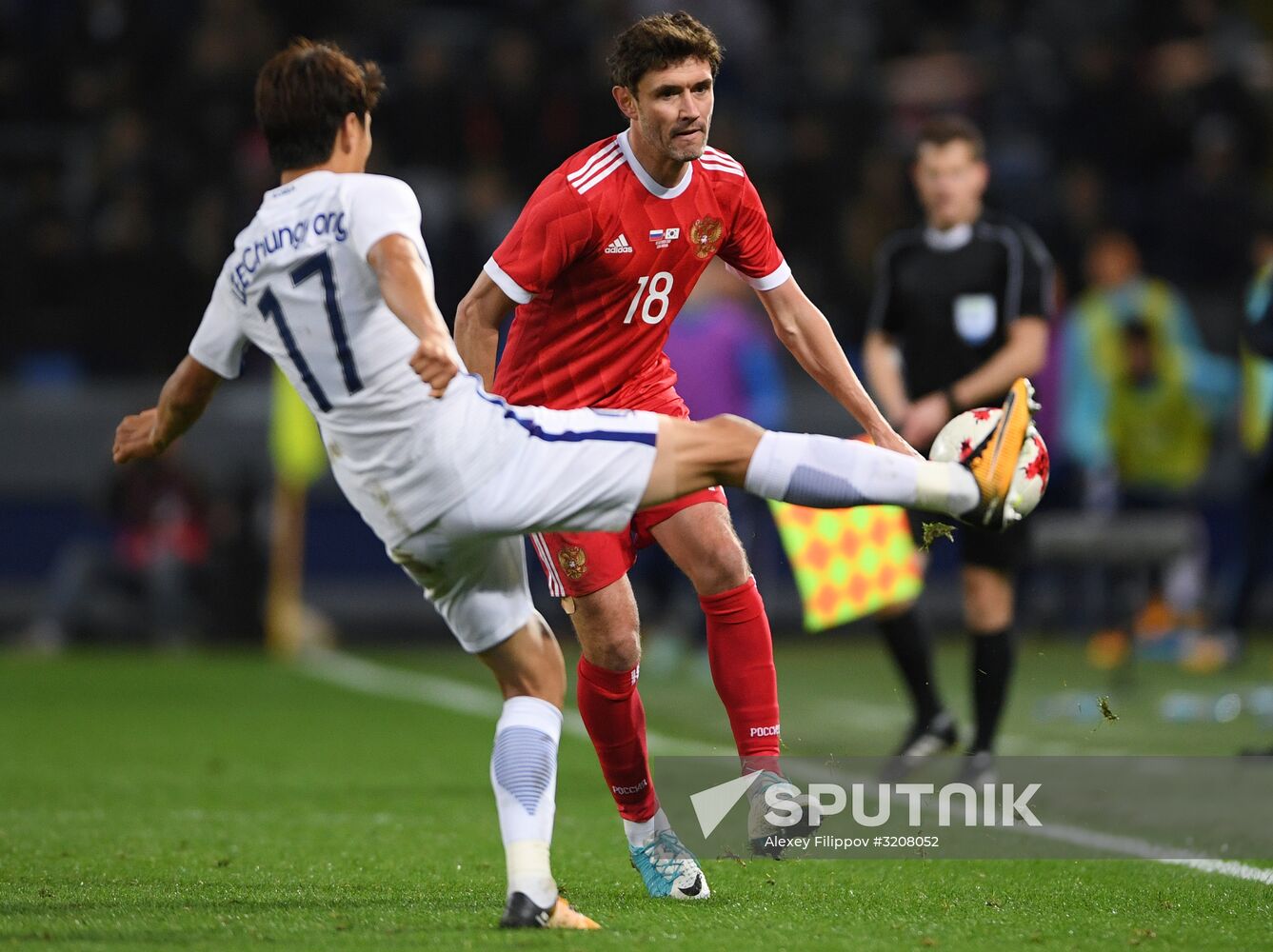 Football friendly Russia vs. South Korea