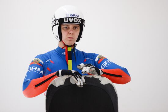 Russian national luge team holds test training