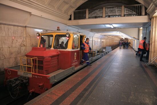 Central section of Moscow Metro's Zamoskvoretskaya Line closed for maintenance works