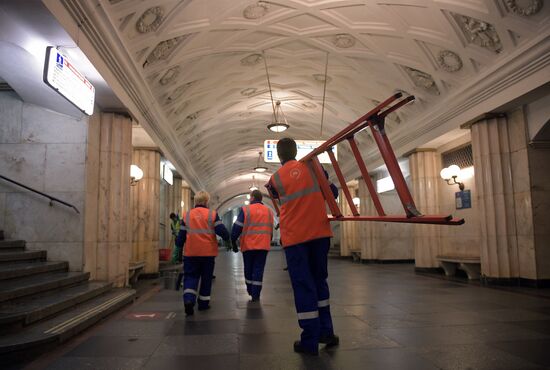 Central section of Moscow Metro's Zamoskvoretskaya Line closed for maintenance works