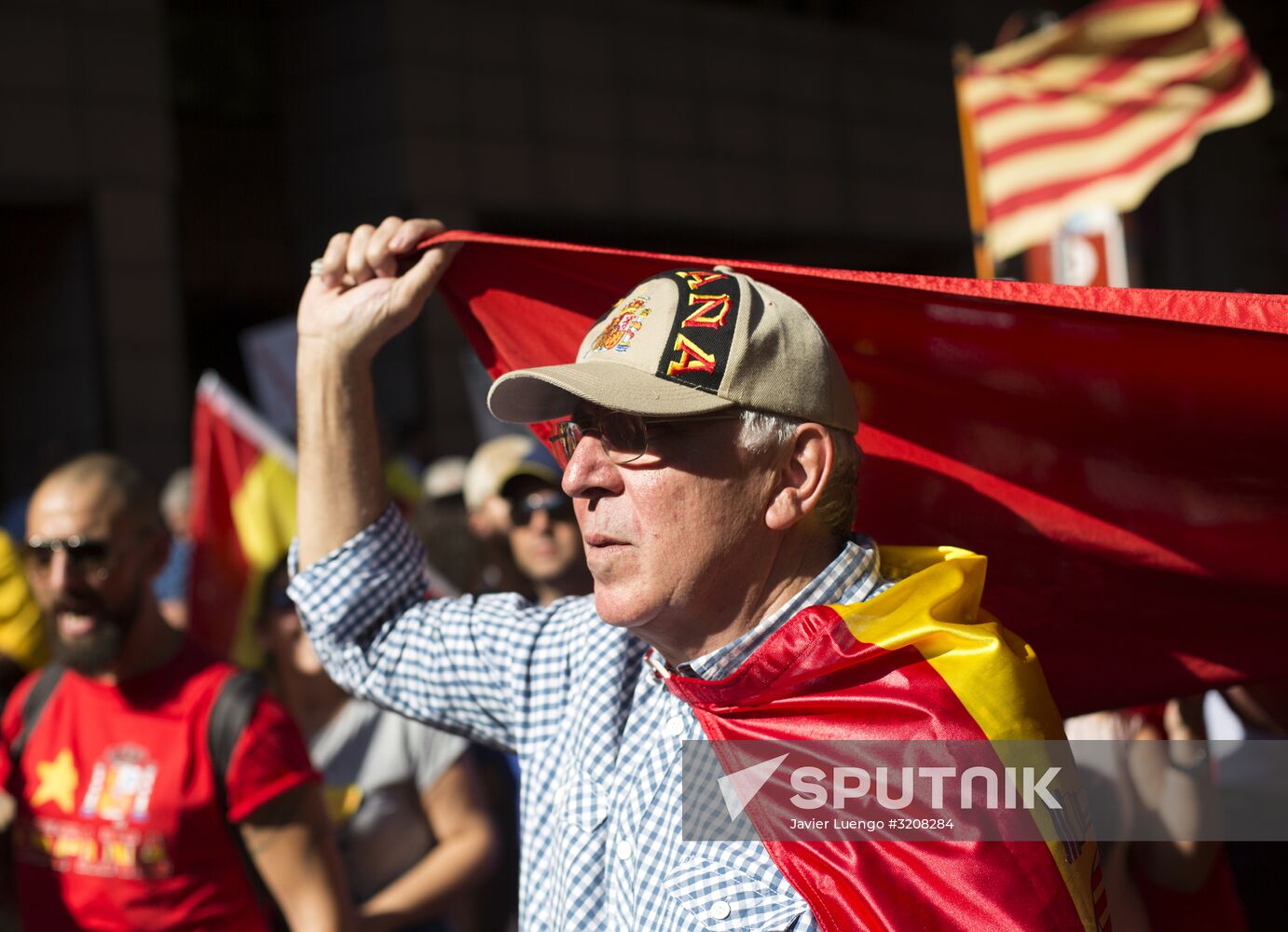 Rally in Barcelona in support of Spain's unity