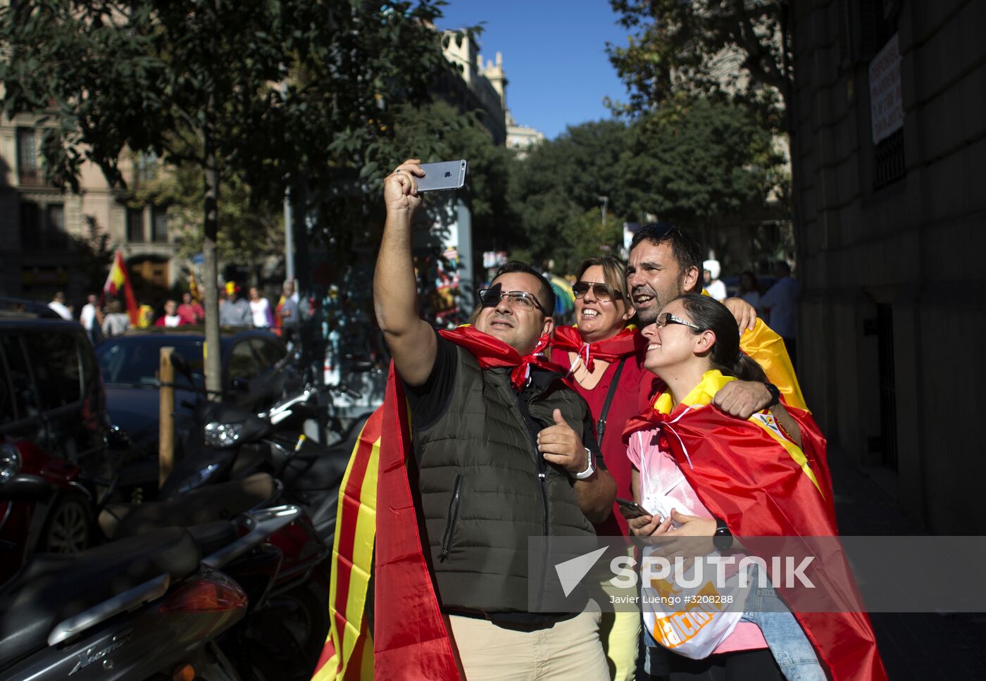 Rally in Barcelona in support of Spain's unity