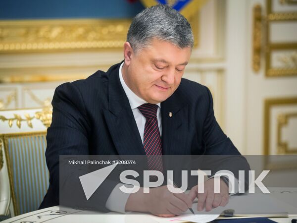 Ukrainian President Petro Poroshenko