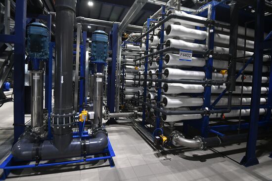 Biosphere waste treatment facility at Moscow Oil Refinery