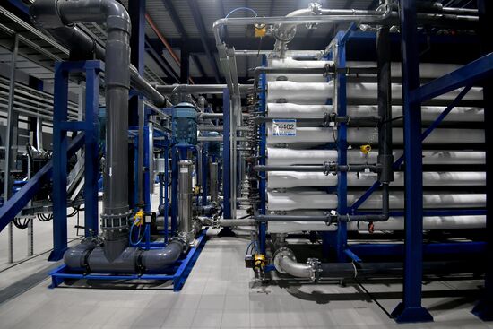 Biosphere waste treatment facility at Moscow Oil Refinery