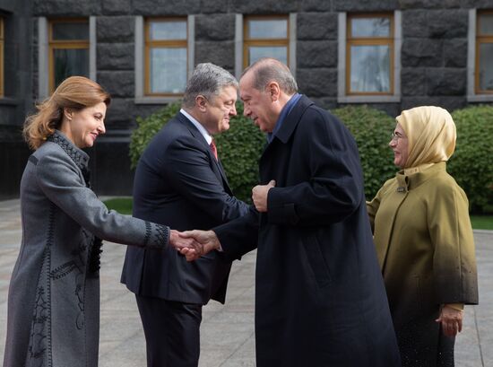 Turkish President Recep Erdogan visits Ukraine