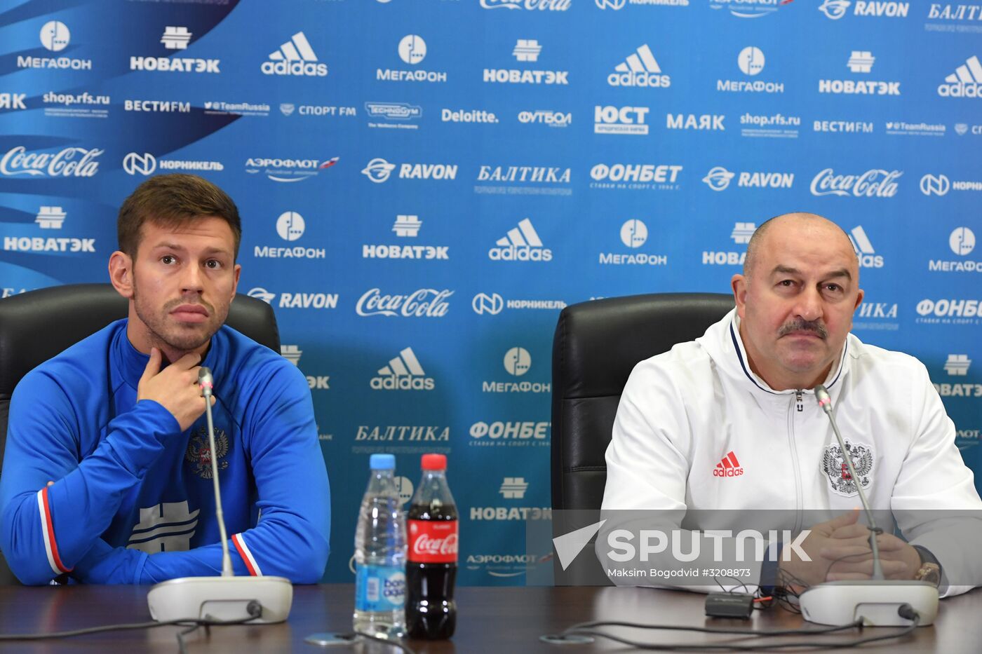 Football. Training of Russia's national team