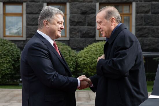 Turkish President Recep Erdogan visits Ukraine