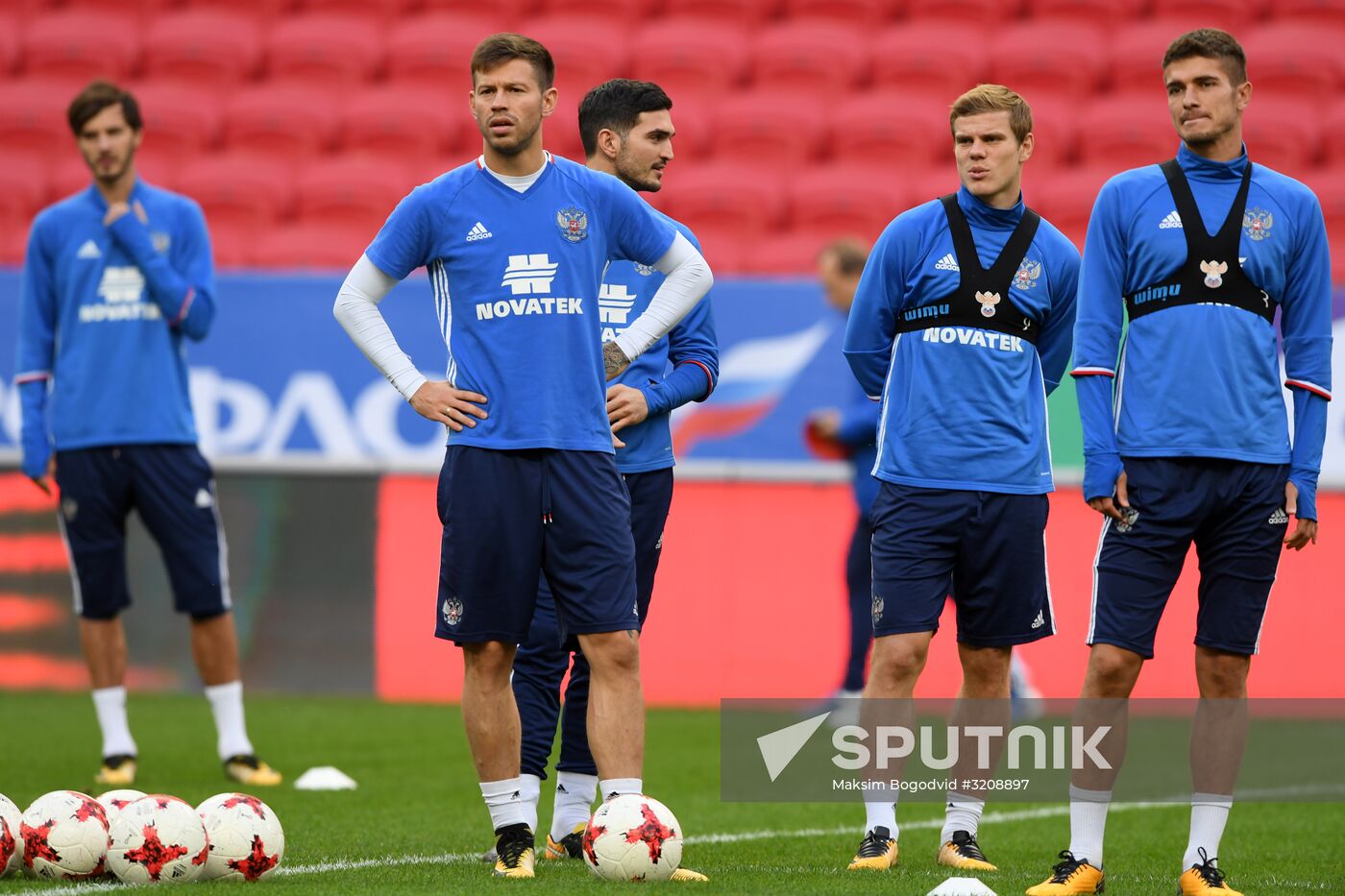 Football. Training of Russia's national team