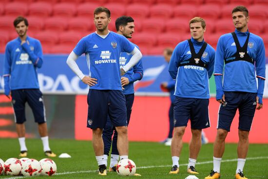 Football. Training of Russia's national team