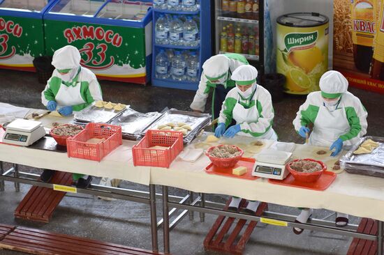 Food producing factory in Tajikistan