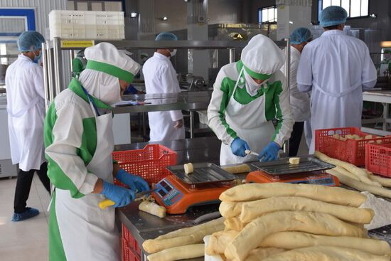 Food producing factory in Tajikistan