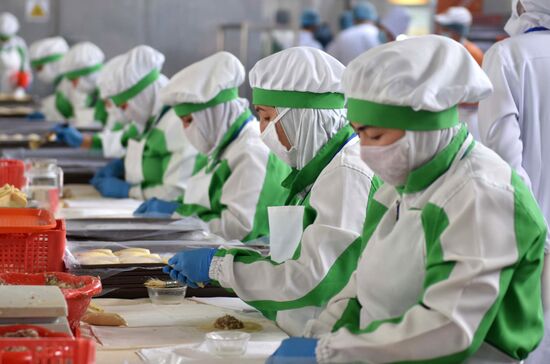 Food producing factory in Tajikistan