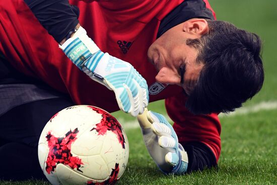 Football. Iranian team's training session