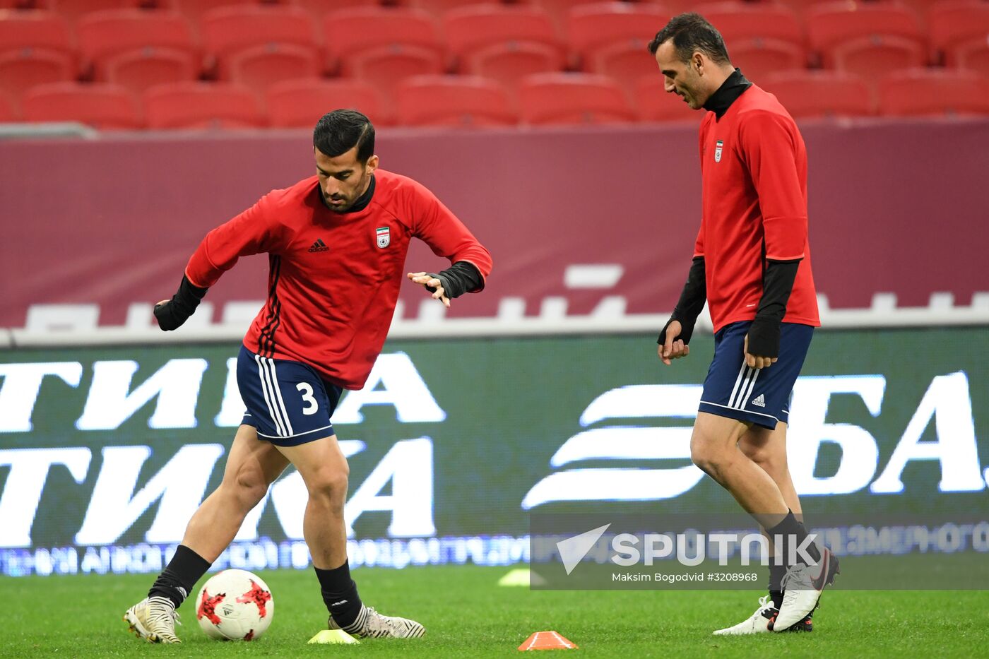 Football. Iranian team's training session