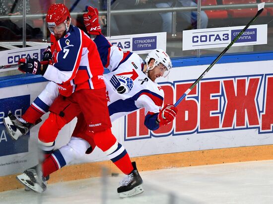 Hockey. KHL. CSKA vs Lokomotiv