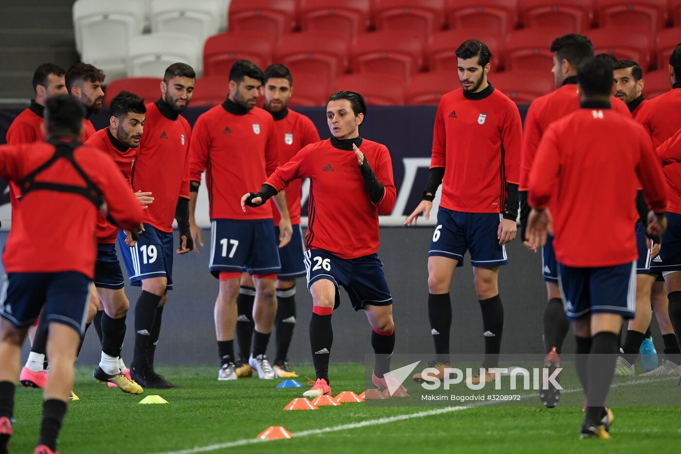 Football. Iranian team's training session