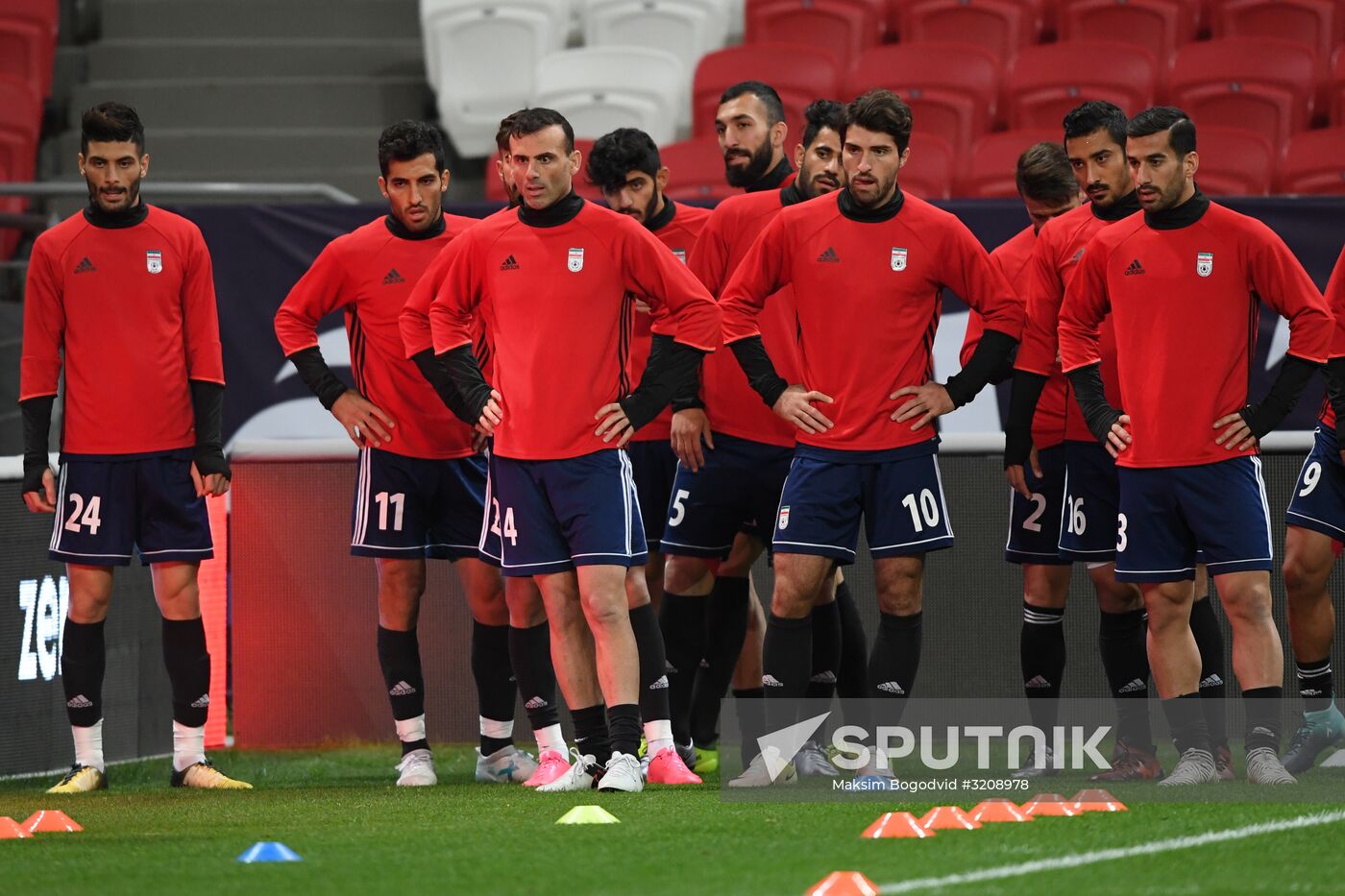 Football. Training of Iran's national team