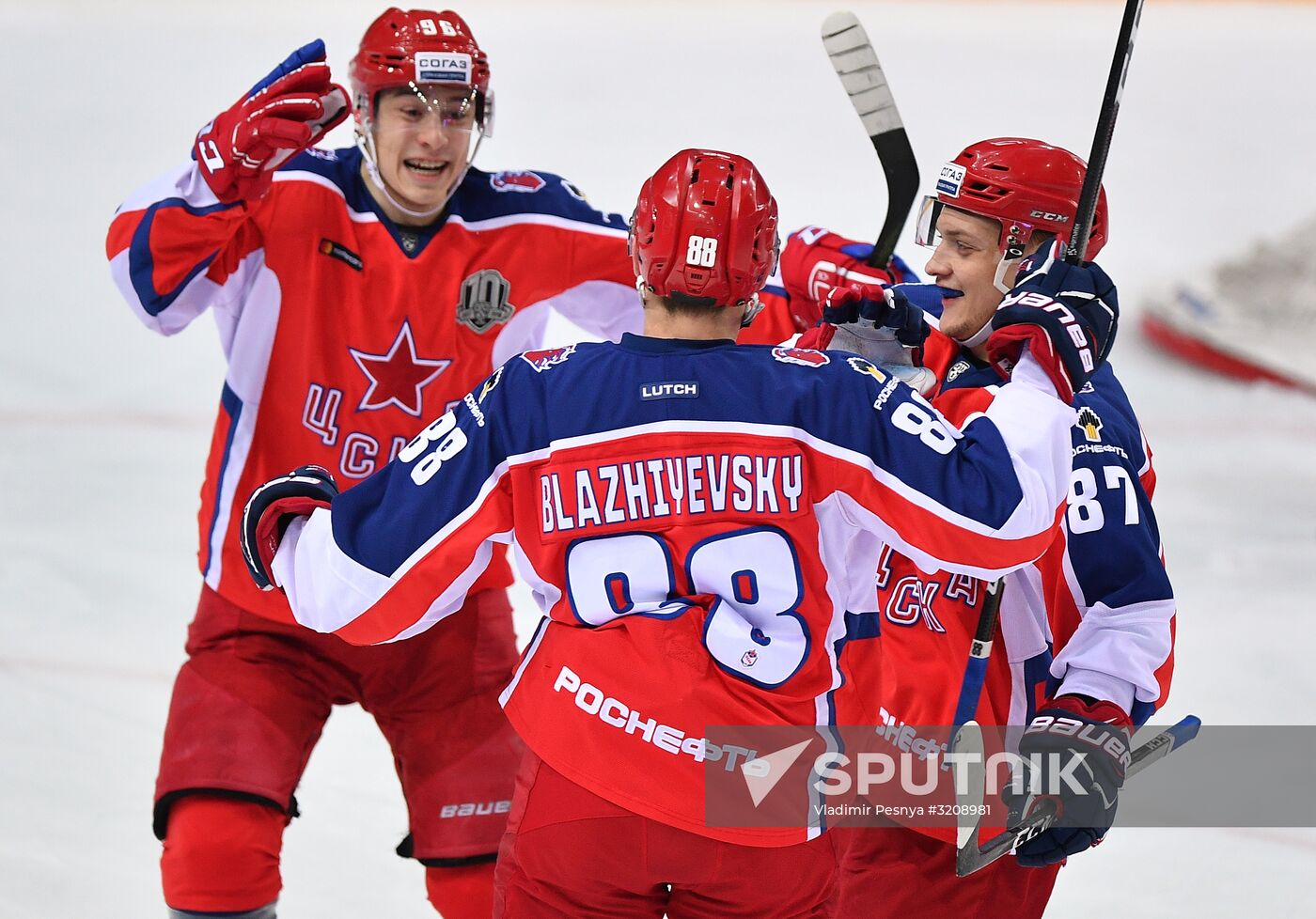 Hockey. KHL. CSKA vs Lokomotiv