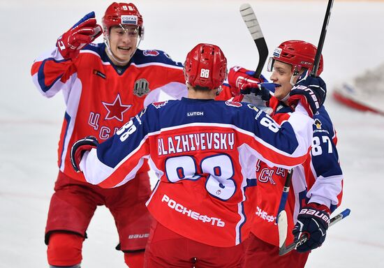 Hockey. KHL. CSKA vs Lokomotiv