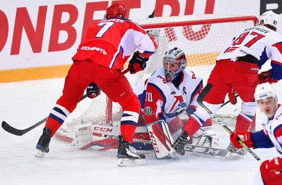 Hockey. KHL. CSKA vs Lokomotiv
