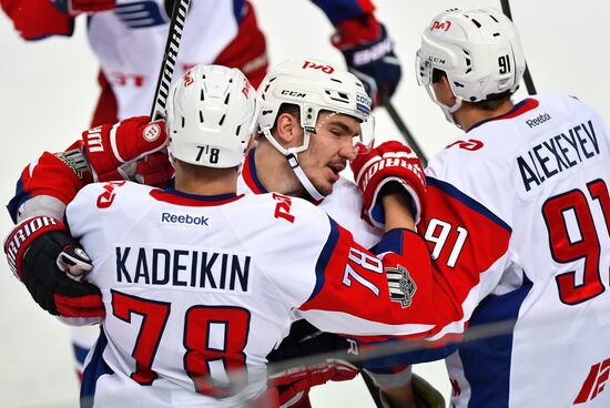 Hockey. KHL. CSKA vs Lokomotiv