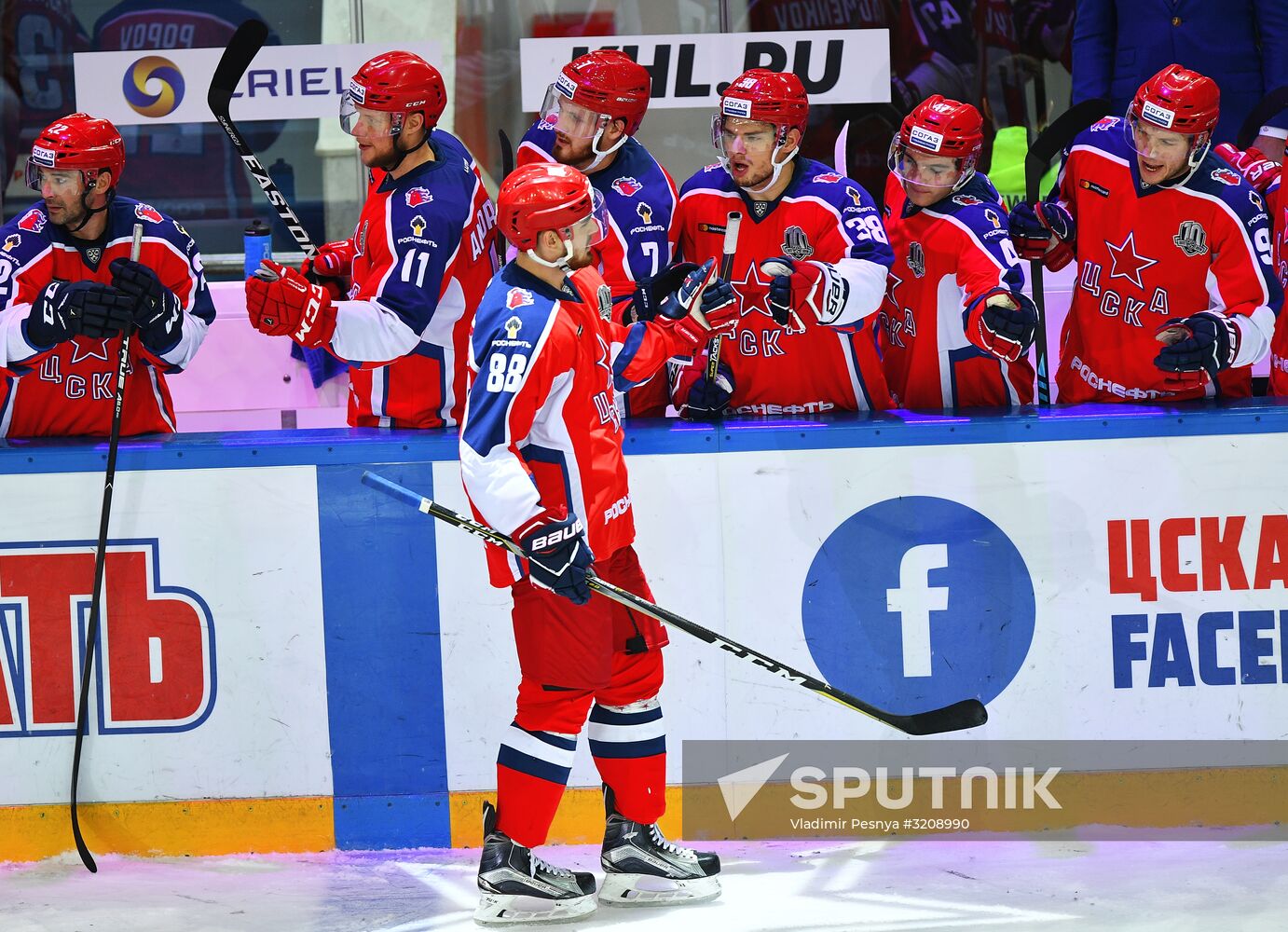 Hockey. KHL. CSKA vs Lokomotiv