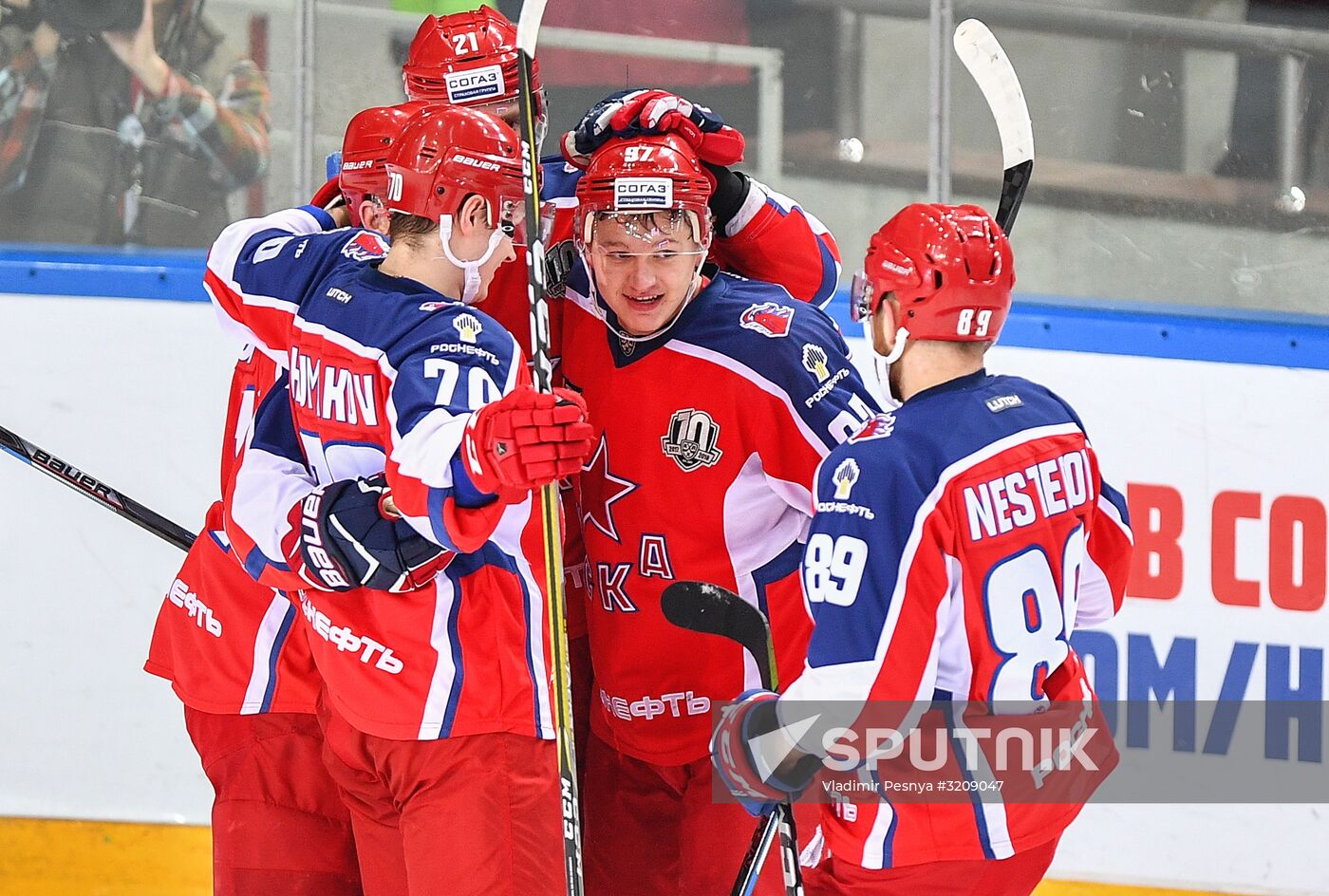 Hockey. KHL. CSKA vs Lokomotiv