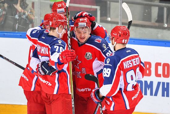 Hockey. KHL. CSKA vs Lokomotiv